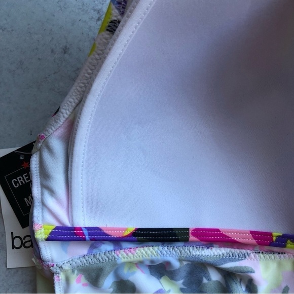 Bar III Paradise Garden Handkerchief Tankini Top And Hipster Bikini Bottoms - Picture 7 of 13